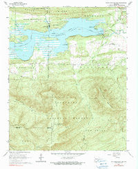 Blue Mountain Dam Arkansas Historical topographic map, 1:24000 scale, 7.5 X 7.5 Minute, Year 1966