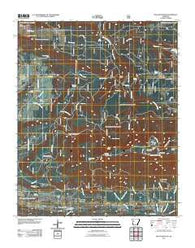 Blue Mountain Arkansas Historical topographic map, 1:24000 scale, 7.5 X 7.5 Minute, Year 2011