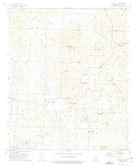 Bluff City Arkansas Historical topographic map, 1:24000 scale, 7.5 X 7.5 Minute, Year 1973