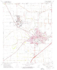 Blytheville Arkansas Historical topographic map, 1:24000 scale, 7.5 X 7.5 Minute, Year 1972