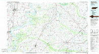 Blytheville Arkansas Historical topographic map, 1:100000 scale, 30 X 60 Minute, Year 1986