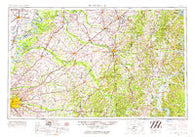 Blytheville Arkansas Historical topographic map, 1:250000 scale, 1 X 2 Degree, Year 1956