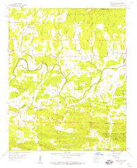 Board Camp Arkansas Historical topographic map, 1:24000 scale, 7.5 X 7.5 Minute, Year 1958