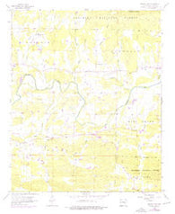 Board Camp Arkansas Historical topographic map, 1:24000 scale, 7.5 X 7.5 Minute, Year 1958