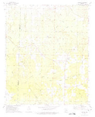 Bodcaw Arkansas Historical topographic map, 1:24000 scale, 7.5 X 7.5 Minute, Year 1973