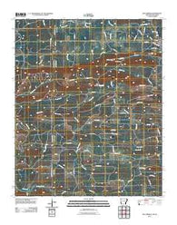 Bog Springs Arkansas Historical topographic map, 1:24000 scale, 7.5 X 7.5 Minute, Year 2011