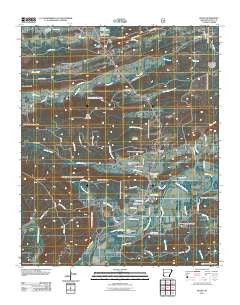 Boles Arkansas Historical topographic map, 1:24000 scale, 7.5 X 7.5 Minute, Year 2011