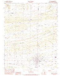 Booneville Arkansas Historical topographic map, 1:24000 scale, 7.5 X 7.5 Minute, Year 1983