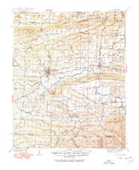 Booneville Arkansas Historical topographic map, 1:62500 scale, 15 X 15 Minute, Year 1934