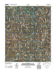 Boston Arkansas Historical topographic map, 1:24000 scale, 7.5 X 7.5 Minute, Year 2011