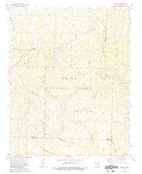Boston Arkansas Historical topographic map, 1:24000 scale, 7.5 X 7.5 Minute, Year 1973