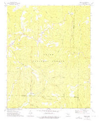 Boston Arkansas Historical topographic map, 1:24000 scale, 7.5 X 7.5 Minute, Year 1973