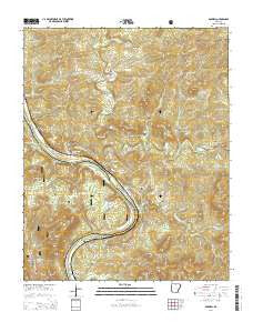 Boswell Arkansas Current topographic map, 1:24000 scale, 7.5 X 7.5 Minute, Year 2014