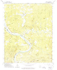Boswell Arkansas Historical topographic map, 1:24000 scale, 7.5 X 7.5 Minute, Year 1964