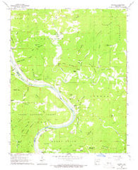 Boswell Arkansas Historical topographic map, 1:24000 scale, 7.5 X 7.5 Minute, Year 1964