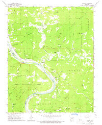 Boswell Arkansas Historical topographic map, 1:24000 scale, 7.5 X 7.5 Minute, Year 1964