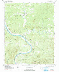 Boswell Arkansas Historical topographic map, 1:24000 scale, 7.5 X 7.5 Minute, Year 1964