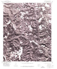 Botkinburg Arkansas Historical topographic map, 1:24000 scale, 7.5 X 7.5 Minute, Year 1976