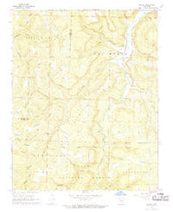Boxley Arkansas Historical topographic map, 1:24000 scale, 7.5 X 7.5 Minute, Year 1968