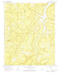 Boxley Arkansas Historical topographic map, 1:24000 scale, 7.5 X 7.5 Minute, Year 1968