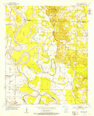 Boyd Hill Arkansas Historical topographic map, 1:24000 scale, 7.5 X 7.5 Minute, Year 1952