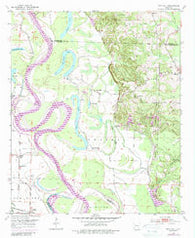 Boyd Hill Arkansas Historical topographic map, 1:24000 scale, 7.5 X 7.5 Minute, Year 1952