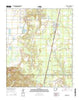Bradley Arkansas Current topographic map, 1:24000 scale, 7.5 X 7.5 Minute, Year 2014