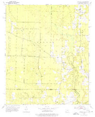 Bradley SE Arkansas Historical topographic map, 1:24000 scale, 7.5 X 7.5 Minute, Year 1952