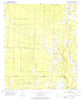 Bradley SE Arkansas Historical topographic map, 1:24000 scale, 7.5 X 7.5 Minute, Year 1952