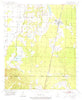 Bradley Arkansas Historical topographic map, 1:24000 scale, 7.5 X 7.5 Minute, Year 1952