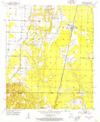 Bradley Arkansas Historical topographic map, 1:24000 scale, 7.5 X 7.5 Minute, Year 1952