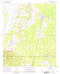 Bradley Arkansas Historical topographic map, 1:24000 scale, 7.5 X 7.5 Minute, Year 1952