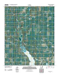 Bradley NE Arkansas Historical topographic map, 1:24000 scale, 7.5 X 7.5 Minute, Year 2011