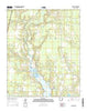 Bradley NE Arkansas Current topographic map, 1:24000 scale, 7.5 X 7.5 Minute, Year 2014
