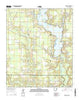 Bradley SE Arkansas Current topographic map, 1:24000 scale, 7.5 X 7.5 Minute, Year 2014