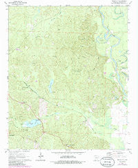 Bragg City Arkansas Historical topographic map, 1:24000 scale, 7.5 X 7.5 Minute, Year 1971