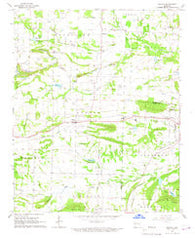 Branch Arkansas Historical topographic map, 1:24000 scale, 7.5 X 7.5 Minute, Year 1966