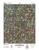 Brentwood Arkansas Historical topographic map, 1:24000 scale, 7.5 X 7.5 Minute, Year 2011
