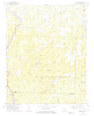 Brentwood Arkansas Historical topographic map, 1:24000 scale, 7.5 X 7.5 Minute, Year 1973