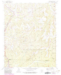 Brentwood Arkansas Historical topographic map, 1:24000 scale, 7.5 X 7.5 Minute, Year 1973