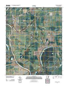 Brickeys Arkansas Historical topographic map, 1:24000 scale, 7.5 X 7.5 Minute, Year 2011