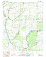 Brickeys Arkansas Historical topographic map, 1:24000 scale, 7.5 X 7.5 Minute, Year 1984
