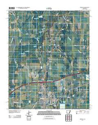 Brinkley Arkansas Historical topographic map, 1:24000 scale, 7.5 X 7.5 Minute, Year 2011
