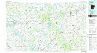 Brinkley Arkansas Historical topographic map, 1:100000 scale, 30 X 60 Minute, Year 1986