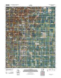 Brookland Arkansas Historical topographic map, 1:24000 scale, 7.5 X 7.5 Minute, Year 2011