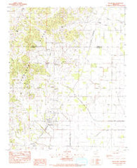 Brookland Arkansas Historical topographic map, 1:24000 scale, 7.5 X 7.5 Minute, Year 1983