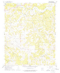 Bruno Arkansas Historical topographic map, 1:24000 scale, 7.5 X 7.5 Minute, Year 1967