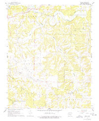 Bruno Arkansas Historical topographic map, 1:24000 scale, 7.5 X 7.5 Minute, Year 1967