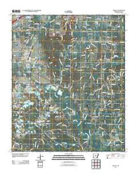 Bryant Arkansas Historical topographic map, 1:24000 scale, 7.5 X 7.5 Minute, Year 2011