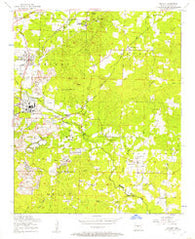 Bryant Arkansas Historical topographic map, 1:24000 scale, 7.5 X 7.5 Minute, Year 1954